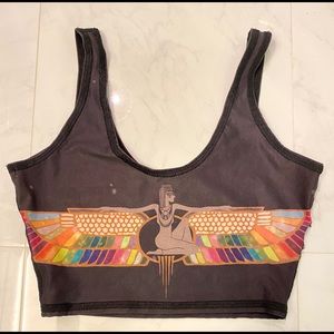 Teeki goddess crop top size XS/S